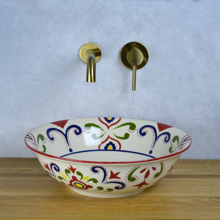 Накладная раковина Bronze de Luxe 4364 42x42 фото