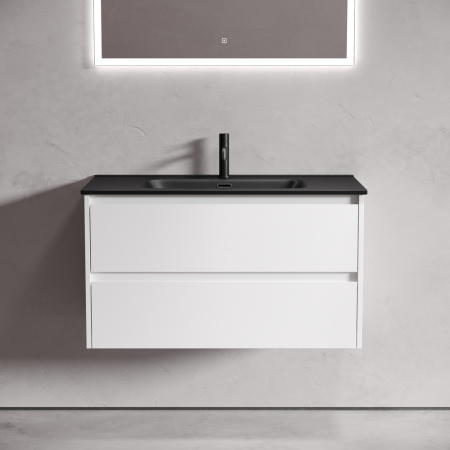 Тумба под раковину Sancos Libra LB90W белая фото