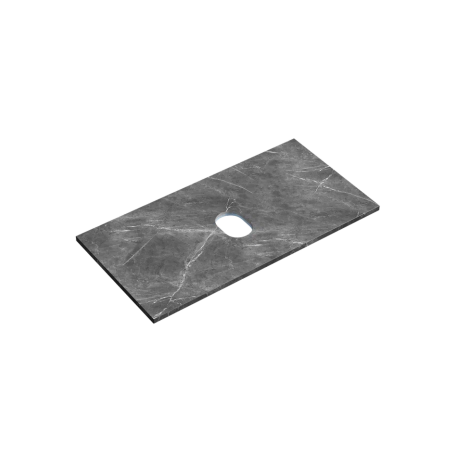 Столешница без отверстия под смеситель Sancos TT90A1 90 см, black sky фото