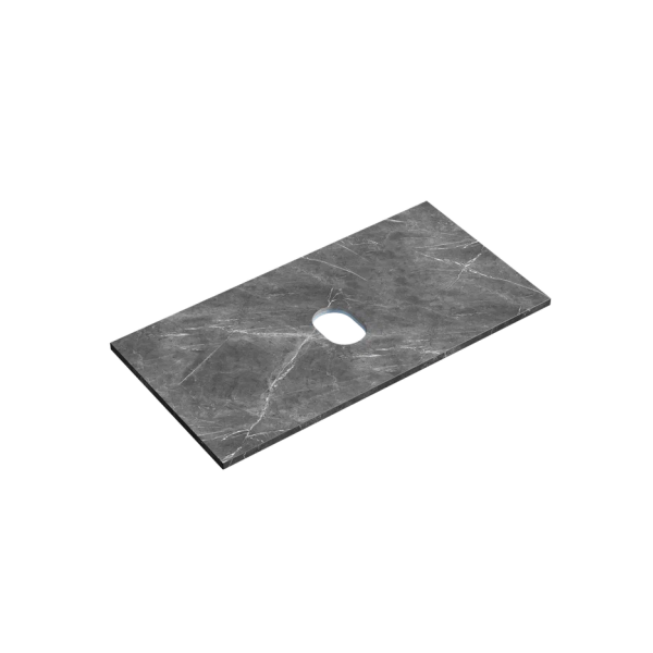 Столешница без отверстия под смеситель Sancos TT90A1 90 см, black sky фото