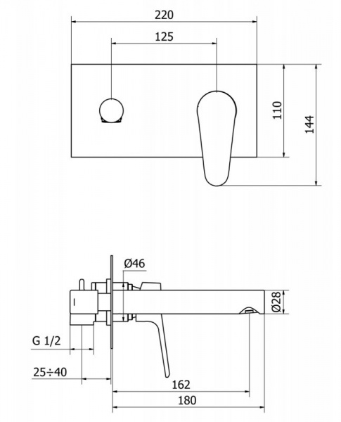 Смеситель для раковины Cezares Peonia PEONIA-BLS2-01-W0 фото