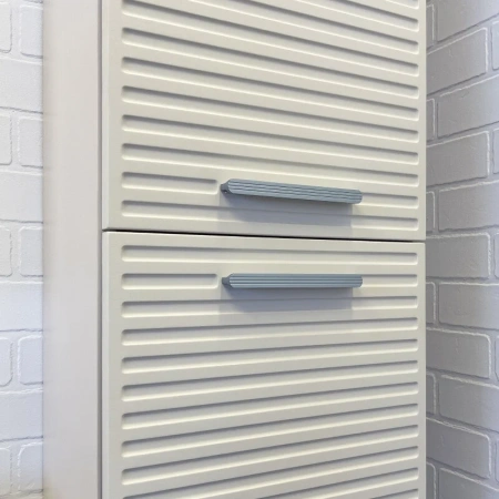 Шкаф-пенал Comfortу Касабланка 00-00017851CF серый шелк фото