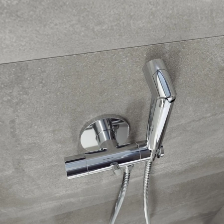 Встраиваемый смеситель с гигиеническим душем Iddis Axes AXESBR0i08 фото