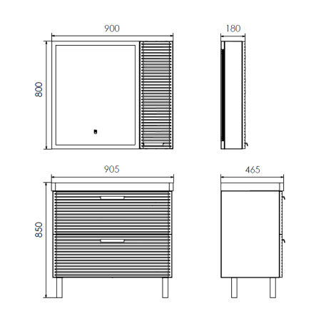 Тумба с раковиной Comfortу Танжер 00-00019535CF белая матовая фото