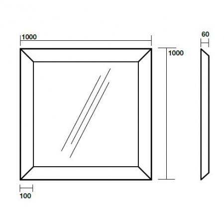 Зеркало в деревянной раме Kerasan Retro 736403oro фото