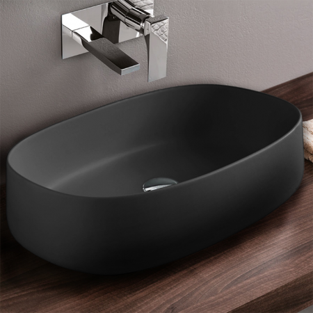 Накладная раковина Artceram Cognac COL003 17 00 nero matt фото