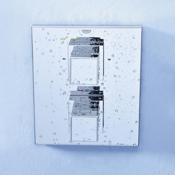 Термостатический смеситель для ванны и душа Grohe Grohtherm Cube 19958000 фото
