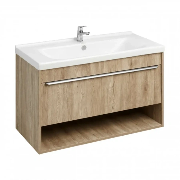 Тумба под раковину Акватон Хоуп 100 1A287401HP6C0 орех фото