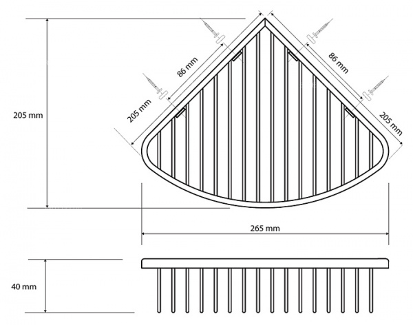 Мыльница настенная Bemeta Cytro 146208322 фото