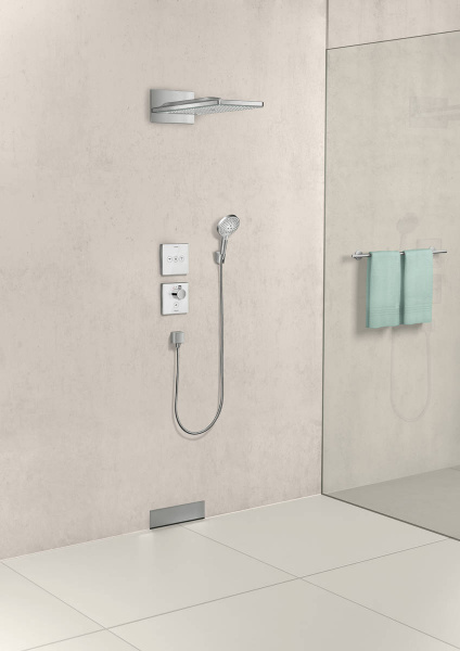Термостат для душа Hansgrohe ShowerSelect Highflow 15735400 белый фото