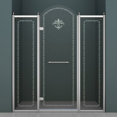 Душевая дверь Cezares Retro RETRO-B-13-150-CP-Cr-L 150 см хром L фото