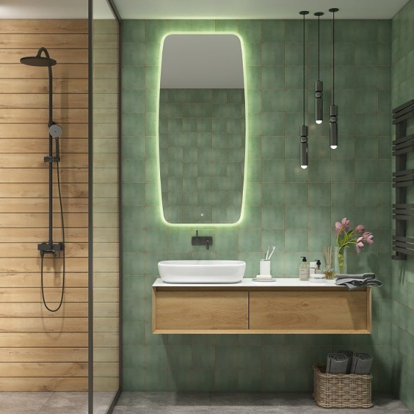 Зеркало с подсветкой Art&Max Forli AM-For-700-1500-DS-F 70x150 фото