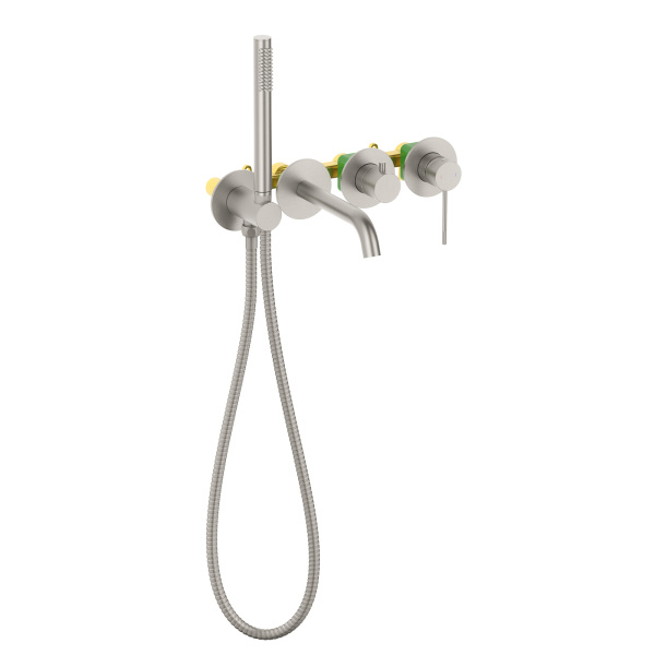 Смеситель для ванны с душем Timo Saona 2314/13YSM Никель фото