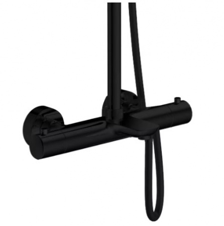 Душевая система (стойка) Kaiser Cezar 05182-2 черная матовая фото