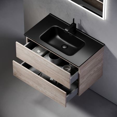 Тумба под раковину Sancos Urban UR80EG дуб галифакс натуральный фото