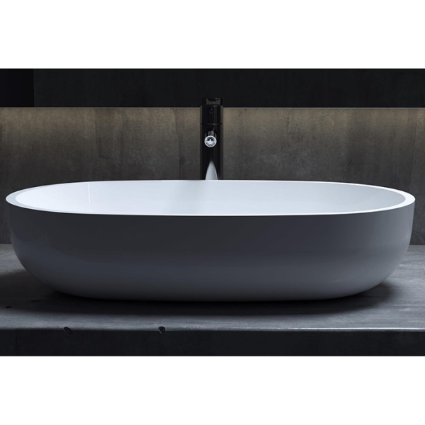 Накладная раковина Salini Gloria 1102205M 64x38 белая матовая фото