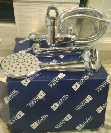 Смеситель для ванны с душем Lemark Luna LM4114C фото