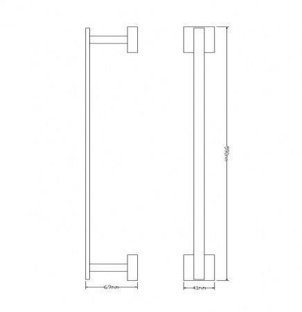 Полотенцедержатель Omnires Lift 8124CR фото