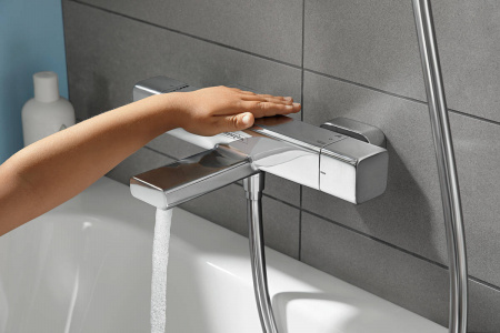 Смеситель для ванны с душем Hansgrohe Ecostat E 15774000 фото