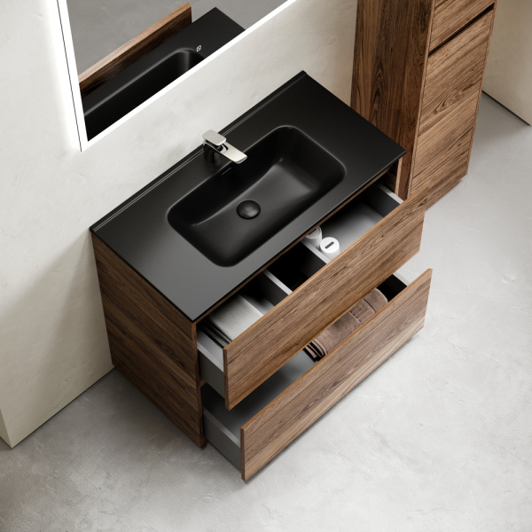 Тумба под раковину Sancos Libra Floor LB80FECH дуб чарльстон фото