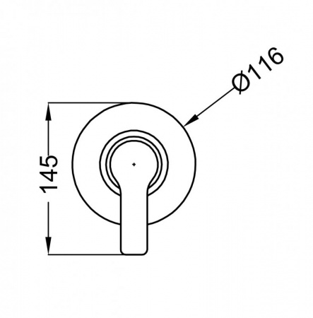 Смеситель для душа Cezares Dolce DOLCE-DIM-01-Cr фото