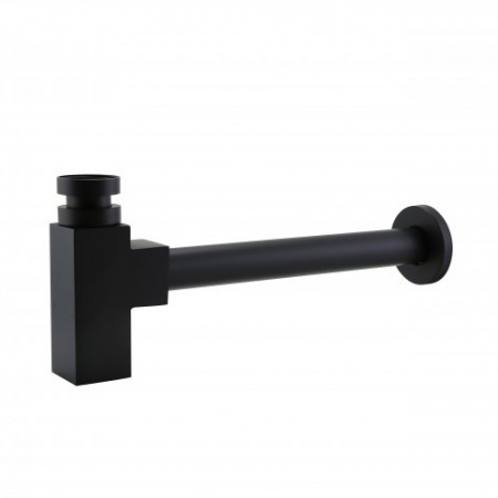 Сифон для раковины Belbagno BB-SMQ2-NERO черный матовый фото