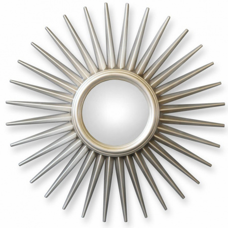 Зеркало солнце Art-Zerkalo Star Silver MH147SL 76 см фото