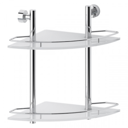 Полка угловая с ограничителем двойная FBS Nostalgy NOS 072 28 см фото