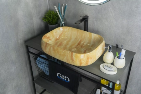 Накладная раковина GID MNC185 56х42 фото