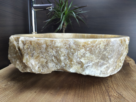 Накладная раковина из оникса Indo Erozy Sunset EO-00066 фото