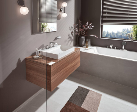 Смеситель на борт ванный Hansgrohe Vivenis 75444000 хром фото
