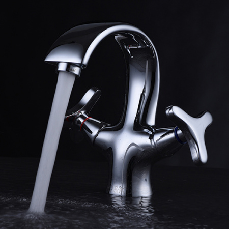 Смеситель для раковины двухвентильный D&K Goethe Hessen DA1382141 фото