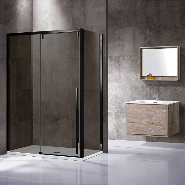 Душевой уголок Vincea Lugano VSR-1L9012CGB-1 120x90 тонированное фото