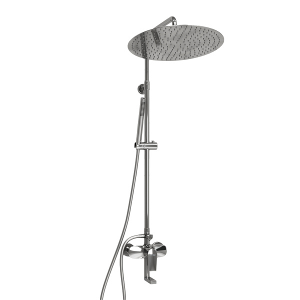Душевая система (стойка) WasserKRAFT A166.117.137.087.CH хромоникель фото