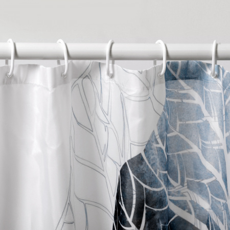 Текстильная шторка для ванны WasserKRAFT Glan SC-51101 фото