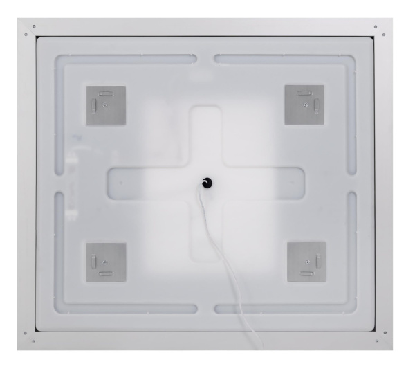 Зеркало с подсветкой, сенсорным выключателем и подогревом BelBagno SPC-KRAFT-885-785-TCH-WARM 88x78 сатин  фото