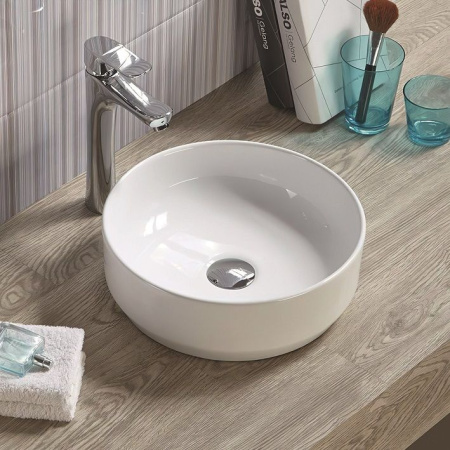 Накладная раковина Art&Max AM-7078-D 35x35 белая фото