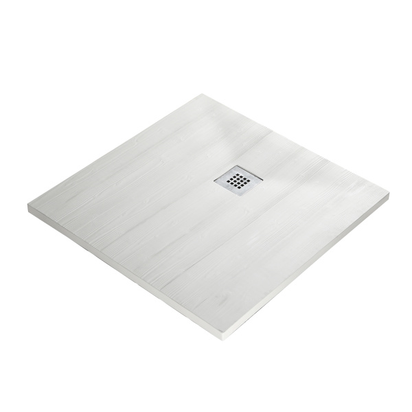 Поддон для душа WasserKRAFT Aller 10T03 90x90 слоновая кость матовая фото