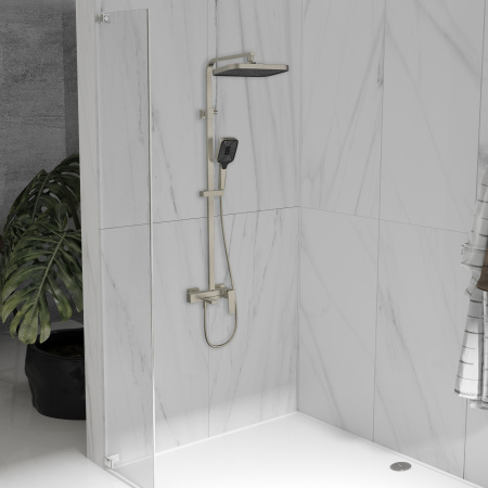 Душевая система Vincea Dice VSFS-4C12BN брашированный никель фото