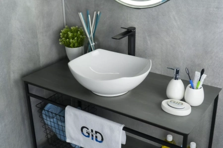 Накладная раковина GID N9412 42х37,5 фото