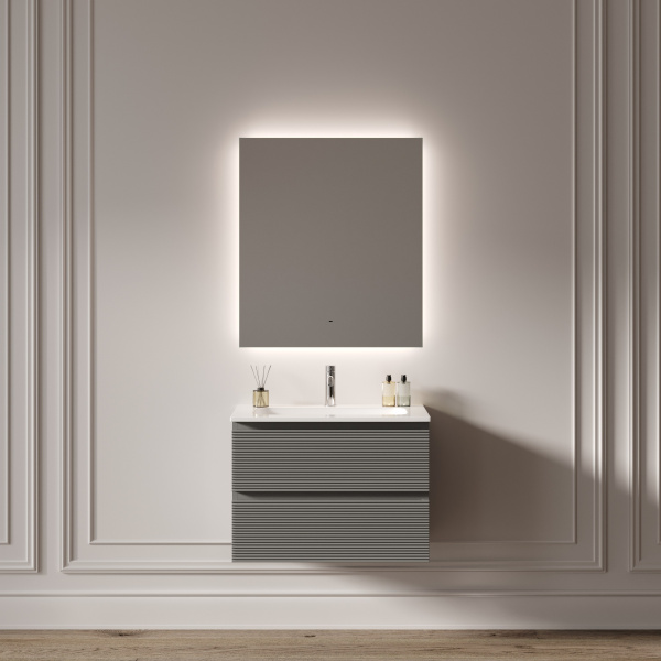 Зеркало с подсветкой Sancos Square 2.0 SQ2.800 80x70 фото