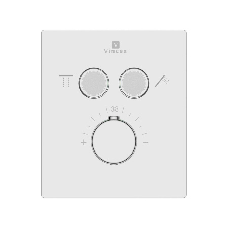 Душевая система скрытого монтажа с термостатом Vincea Inspire VSFW-3I21MT1RCH хром фото