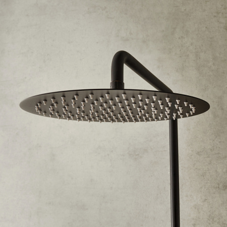 Душевая система (стойка) Jacob Delafon Metro E26589-BL с полкой фото