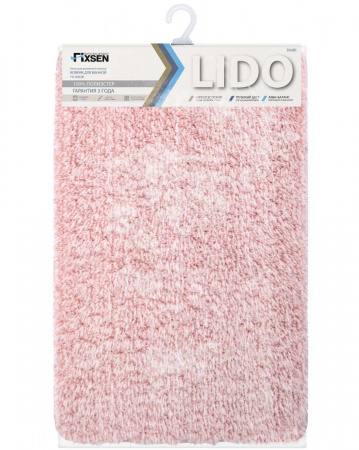 Коврик для ванной комнаты Fixsen Lido FX-3002B розовый фото