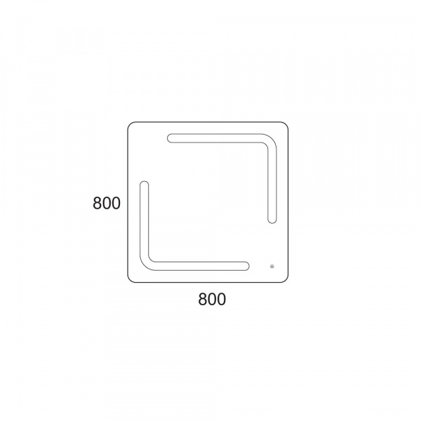Зеркало OWL 1975 Otalia 80 OW04.11.00 80x80 фото