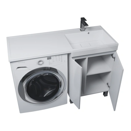 Тумба под стиральную машину Uperwood Magenta 5930205156 белая фото