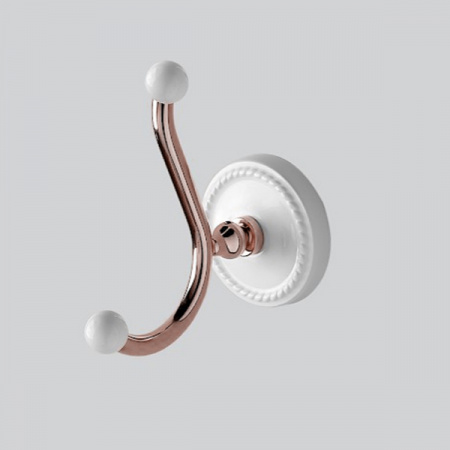 Крючок для ванной двойной Devon & Devon Dorothy DOR413BR бронза фото