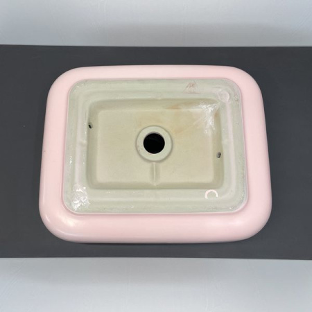Накладная раковина Comforty T-Y9378MP 00-00007637 50x39 розовая матовая фото