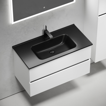 Тумба под раковину Sancos Urban UR90W белый глянец фото