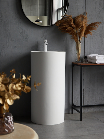 Напольная раковина Montebianco Pisa Rubinetto 11234 45x45 фото